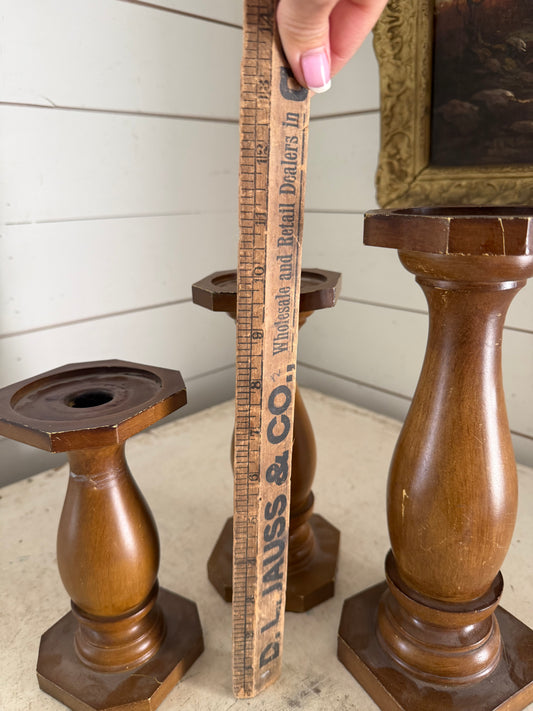 Set of 3 candlesticks