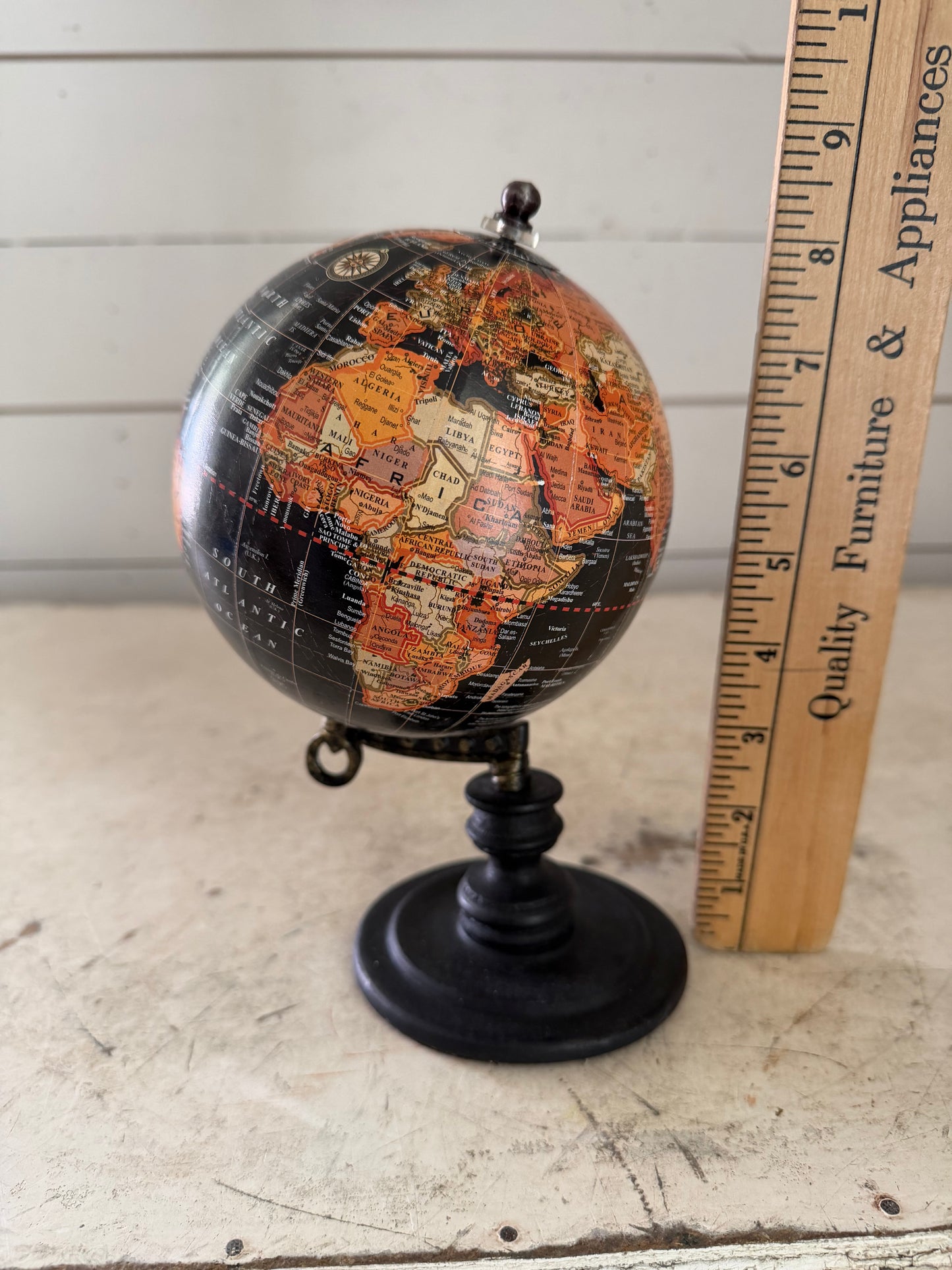 Offset Globe on a pedestal
