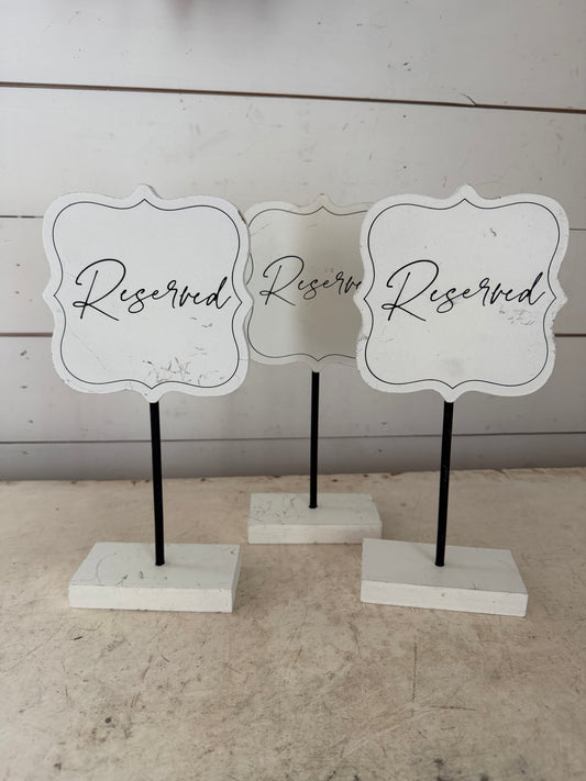 Stand-up signs sold individually will get a makeover