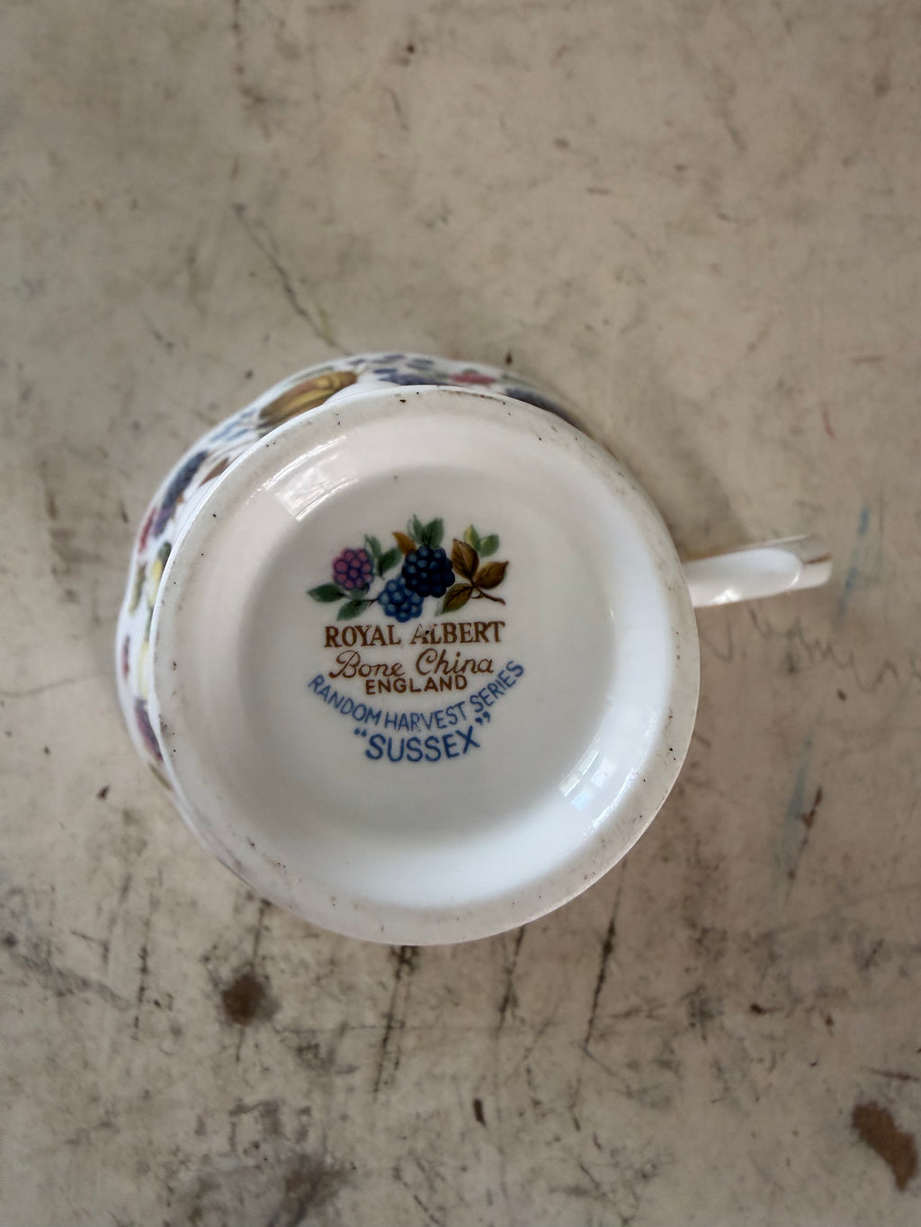 Royal Albert fine bone China teacup and saucer, made in England