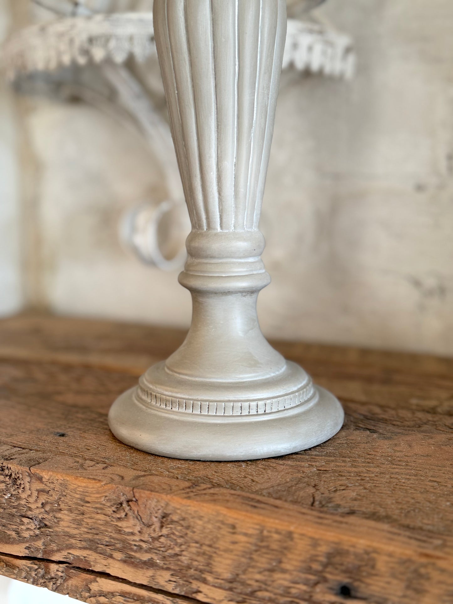 Tall Provincial Candlestick 18”