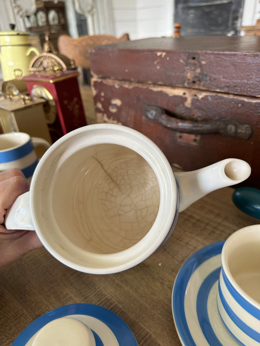 Cornishware Teapot set - sold individually