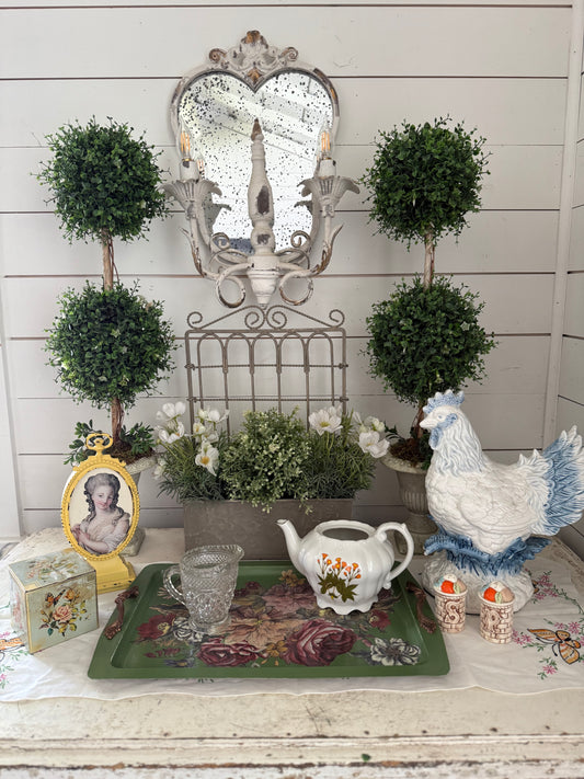 Cottage Styled Vignette as Seen on youtube - sold individually