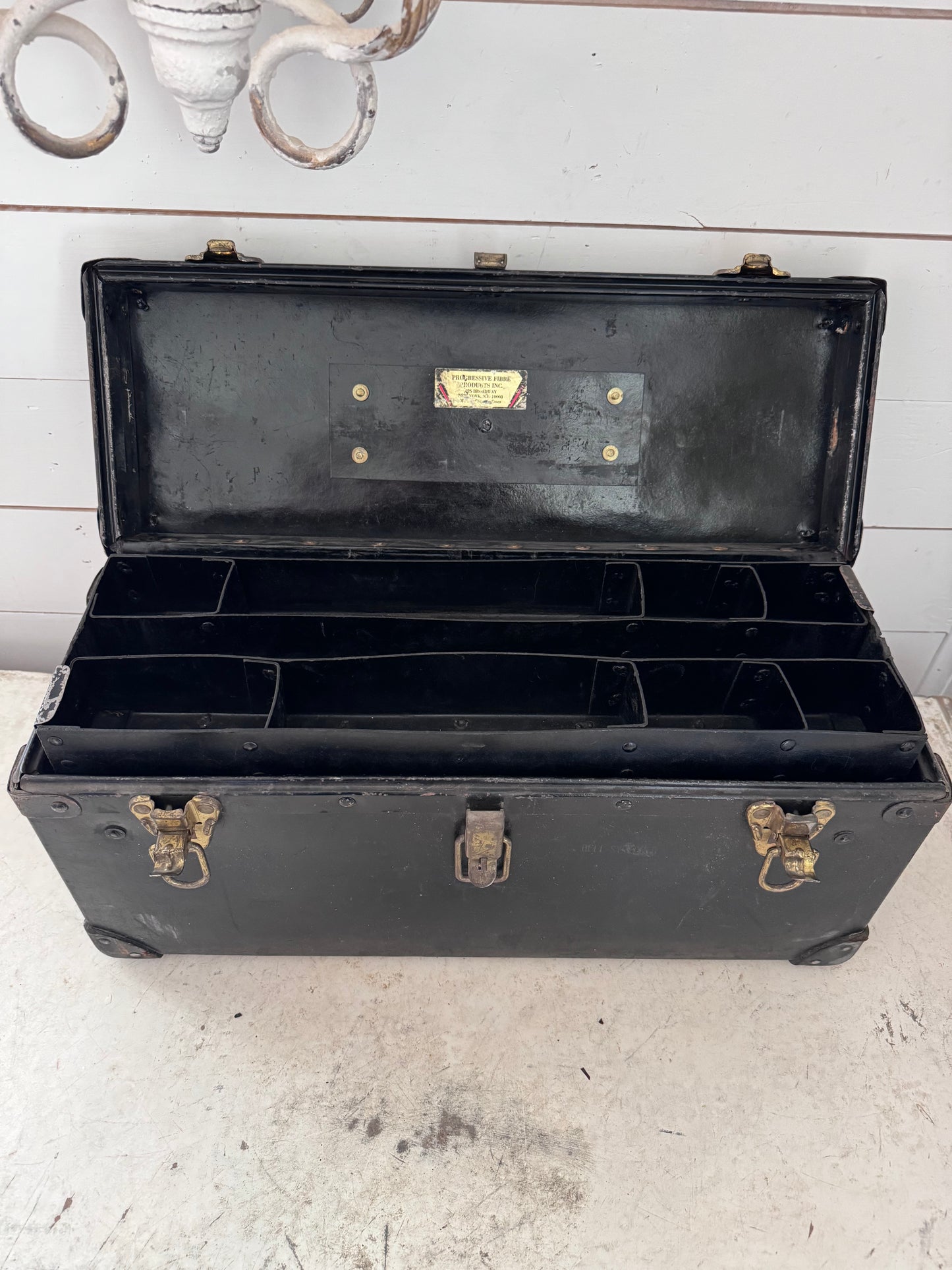 Vintage Bell System B Leather Toolbox