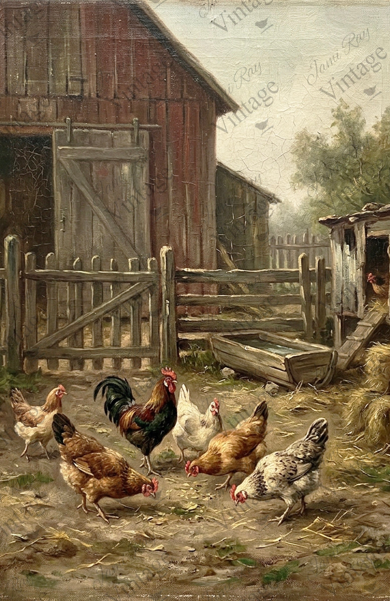 Chicken Yard | JRV Medium Rice Paper