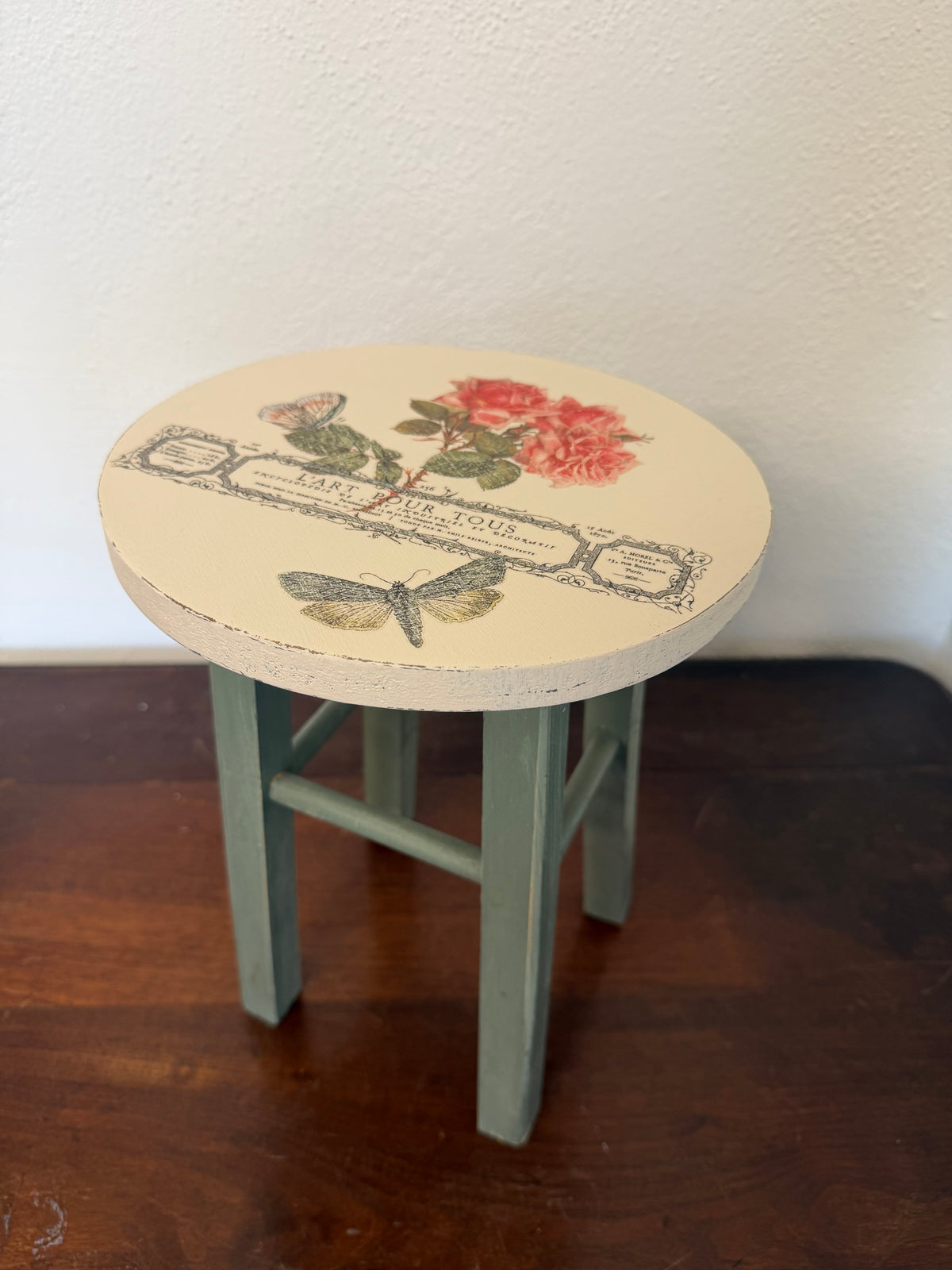 Painted Decor stool