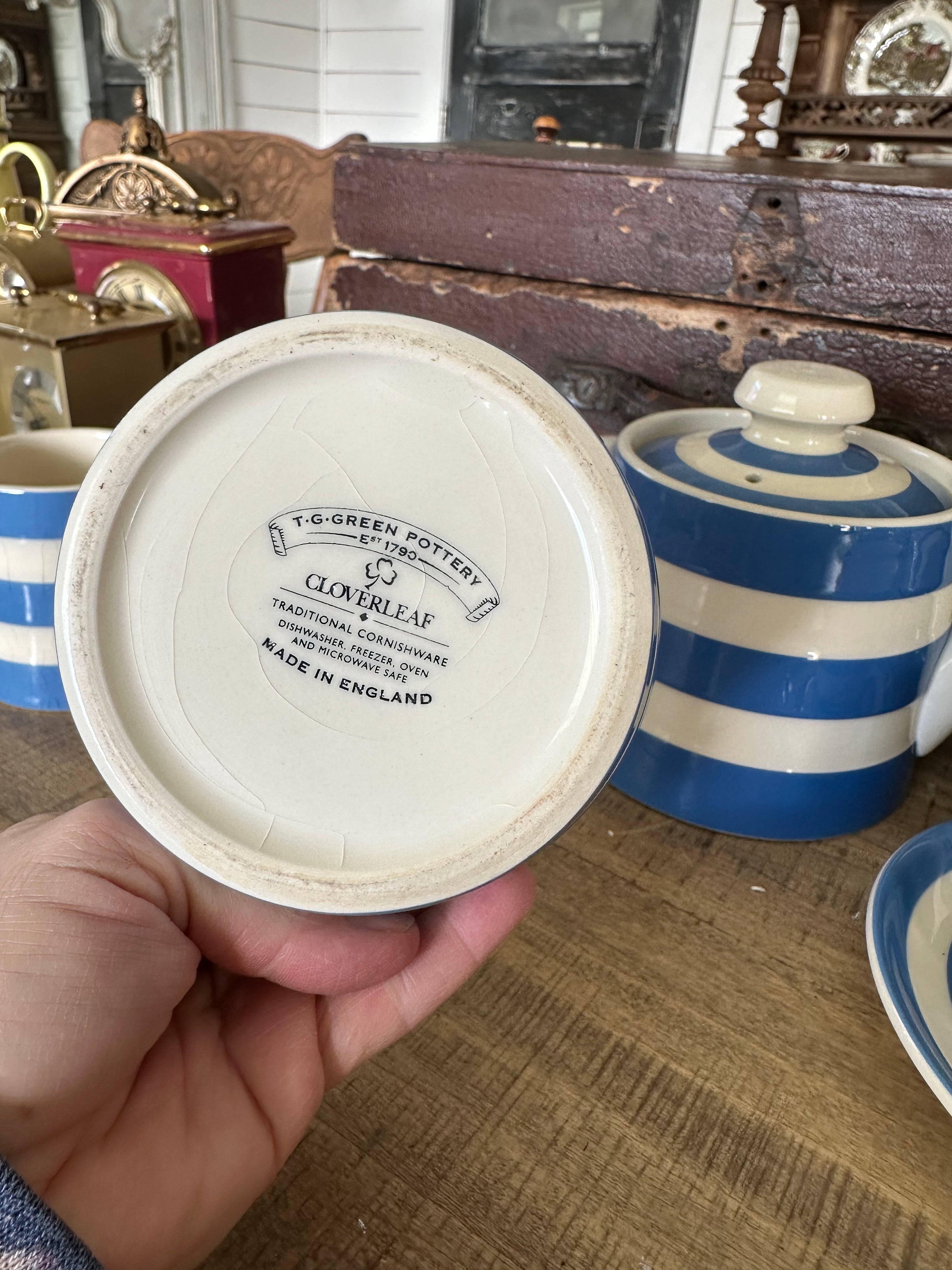 Cornishware Teapot set - sold individually