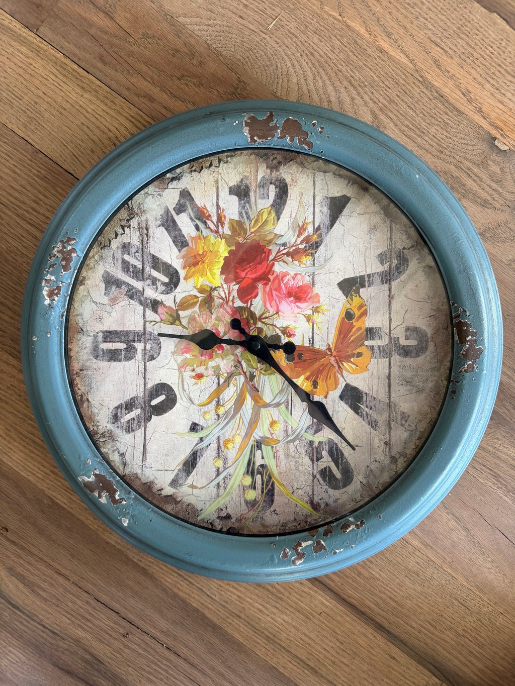 Floral Wall clock