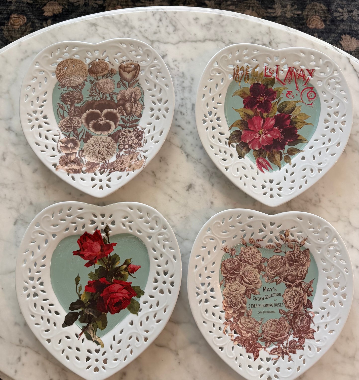 Heart Plates for decor only sold individually