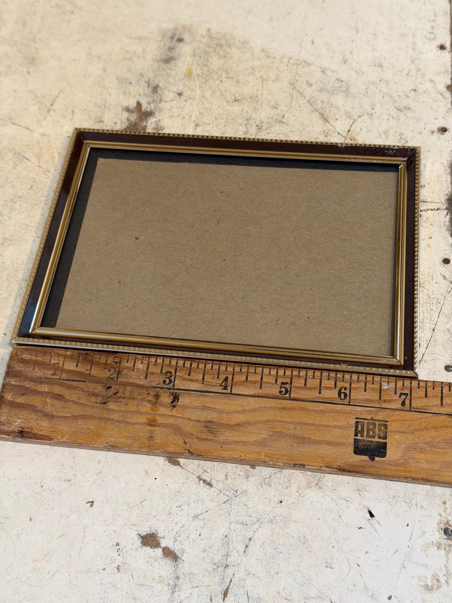 7” Black and Brass Frame - Will Get Print