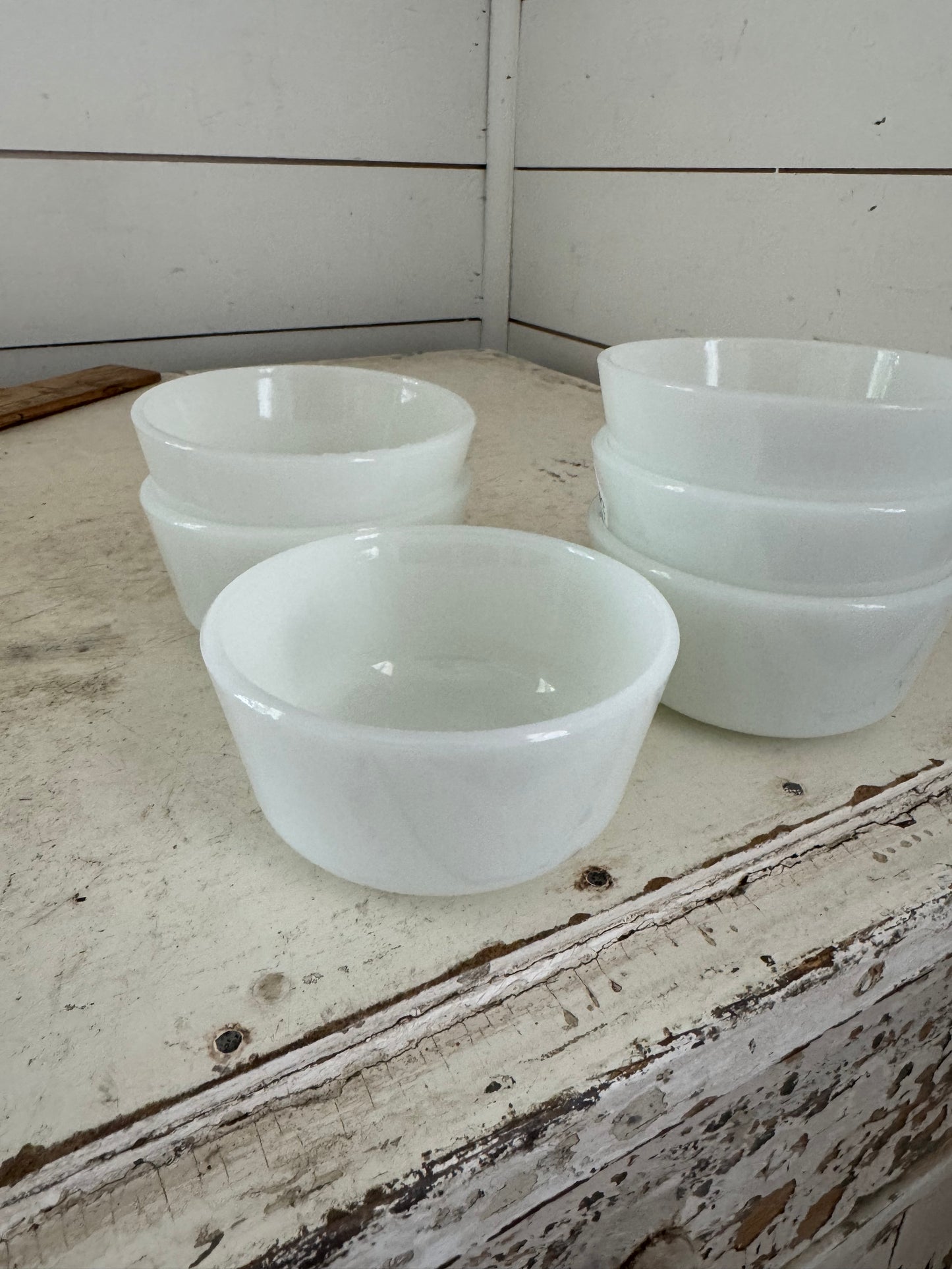 Glasbake milk glass Custard Dishes | sold individually