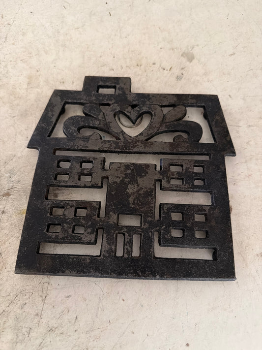 Cast-iron House trivet