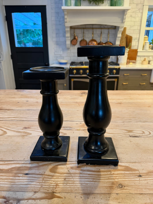 Set of pillar candlesticks will get makeovers