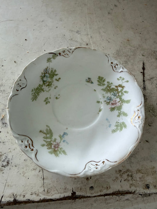 Vintage J & G Meakin Hanley England Dainty Floral Ironstone saicer Plate