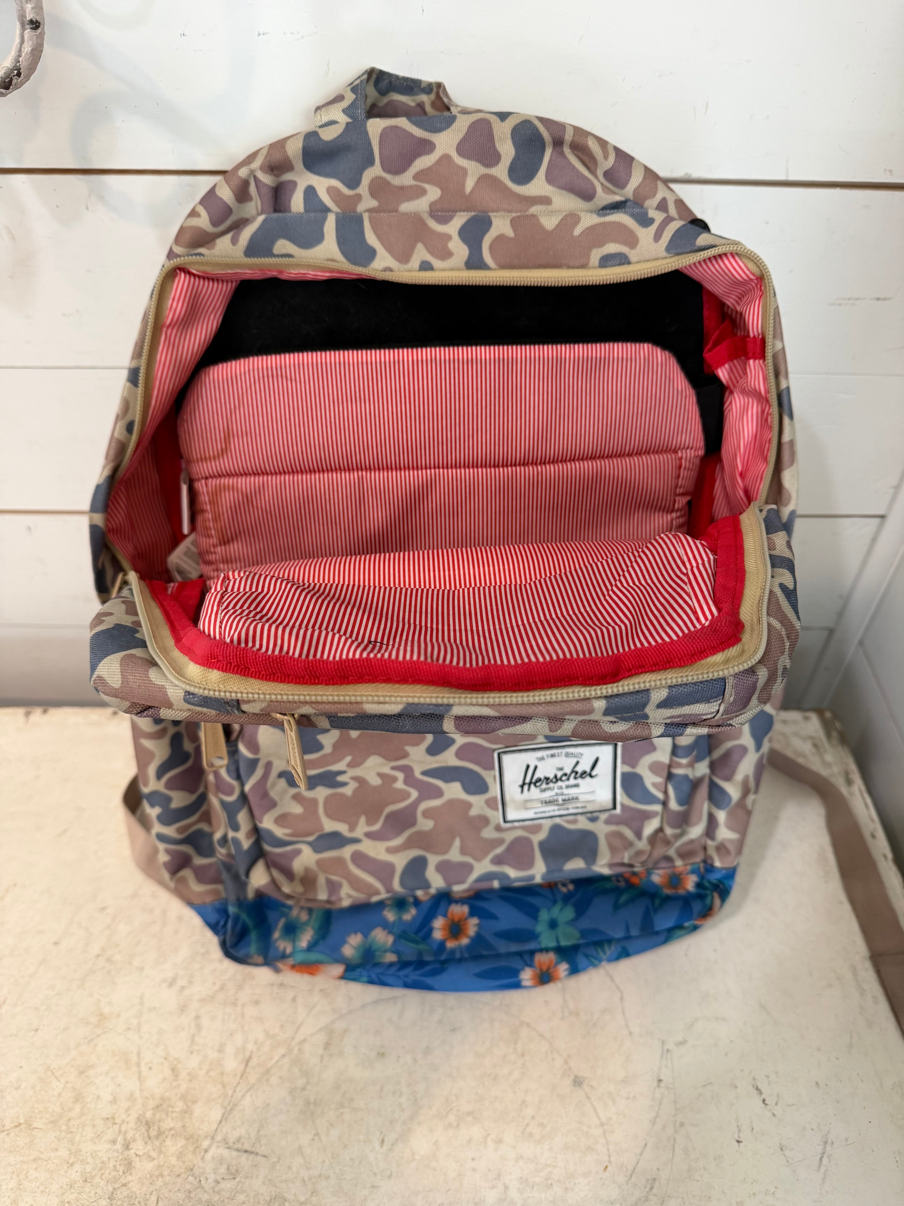 Herschel Supply Co. Duck Camo/Paradise Pop Quiz Backpack