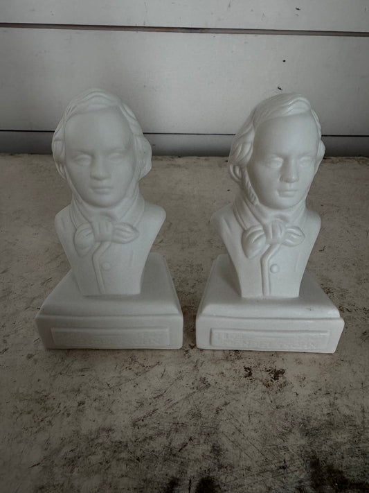 Mendelssohn music composer mini bust will get painted copper SOLD INDIVIDUALLY