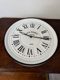 Large Pressed Tin Old Town Clock