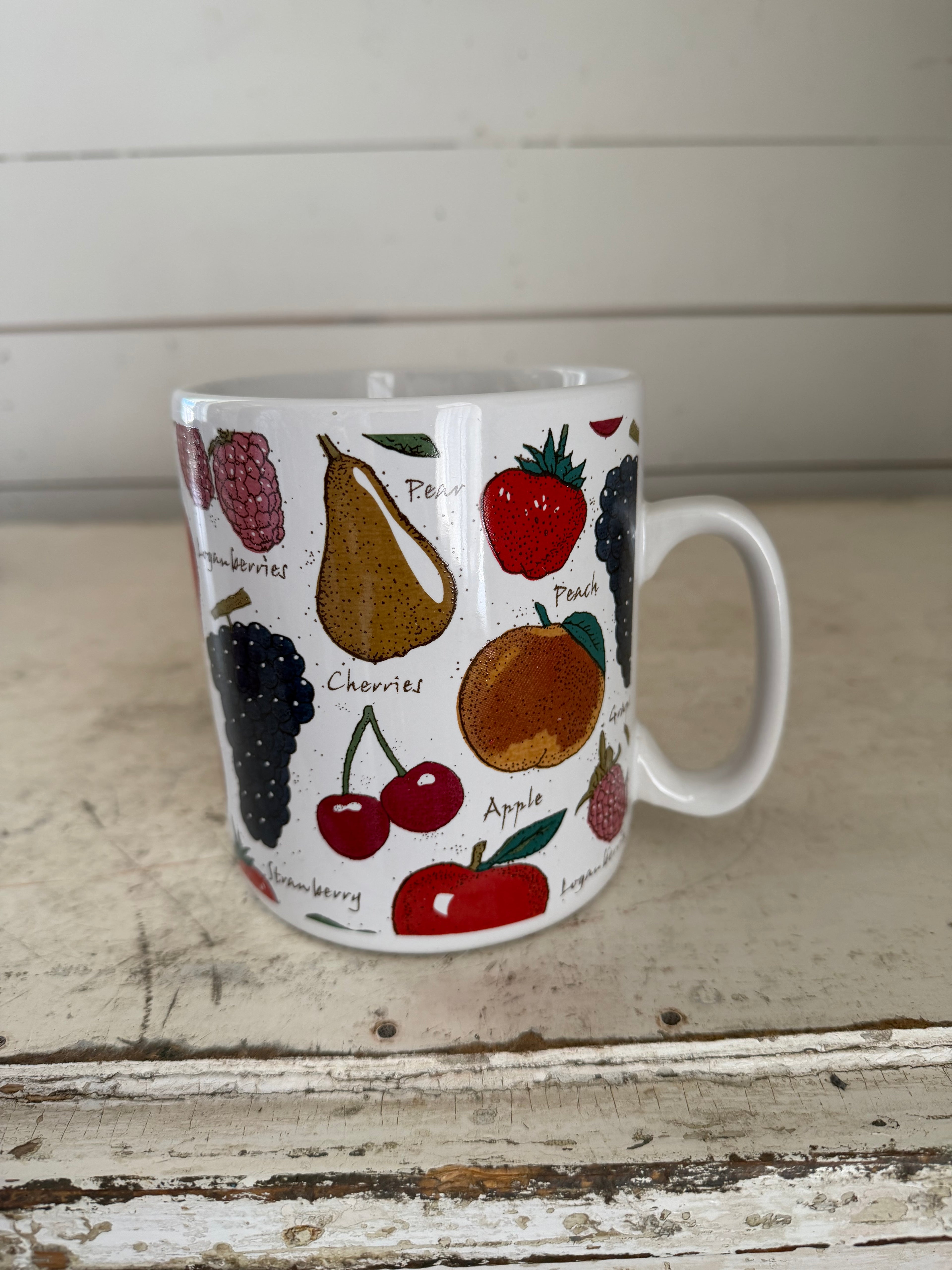 Large Fruit Mug