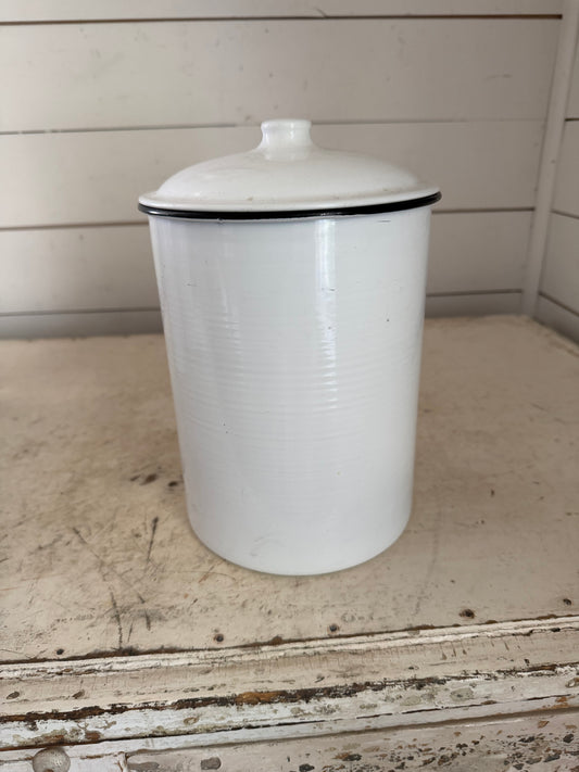 Enamel canister will get makeover