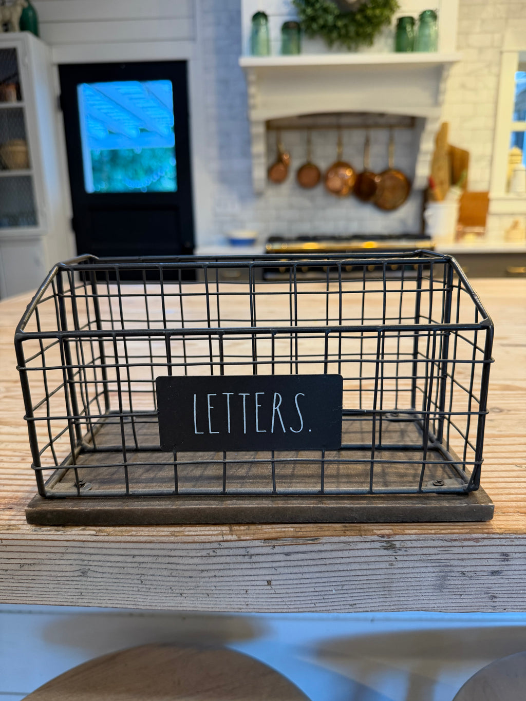 Rae Dunn letters organizer