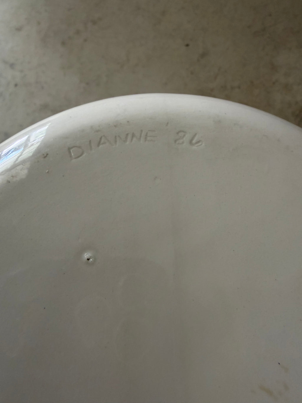 Vintage white soup tureen with lid