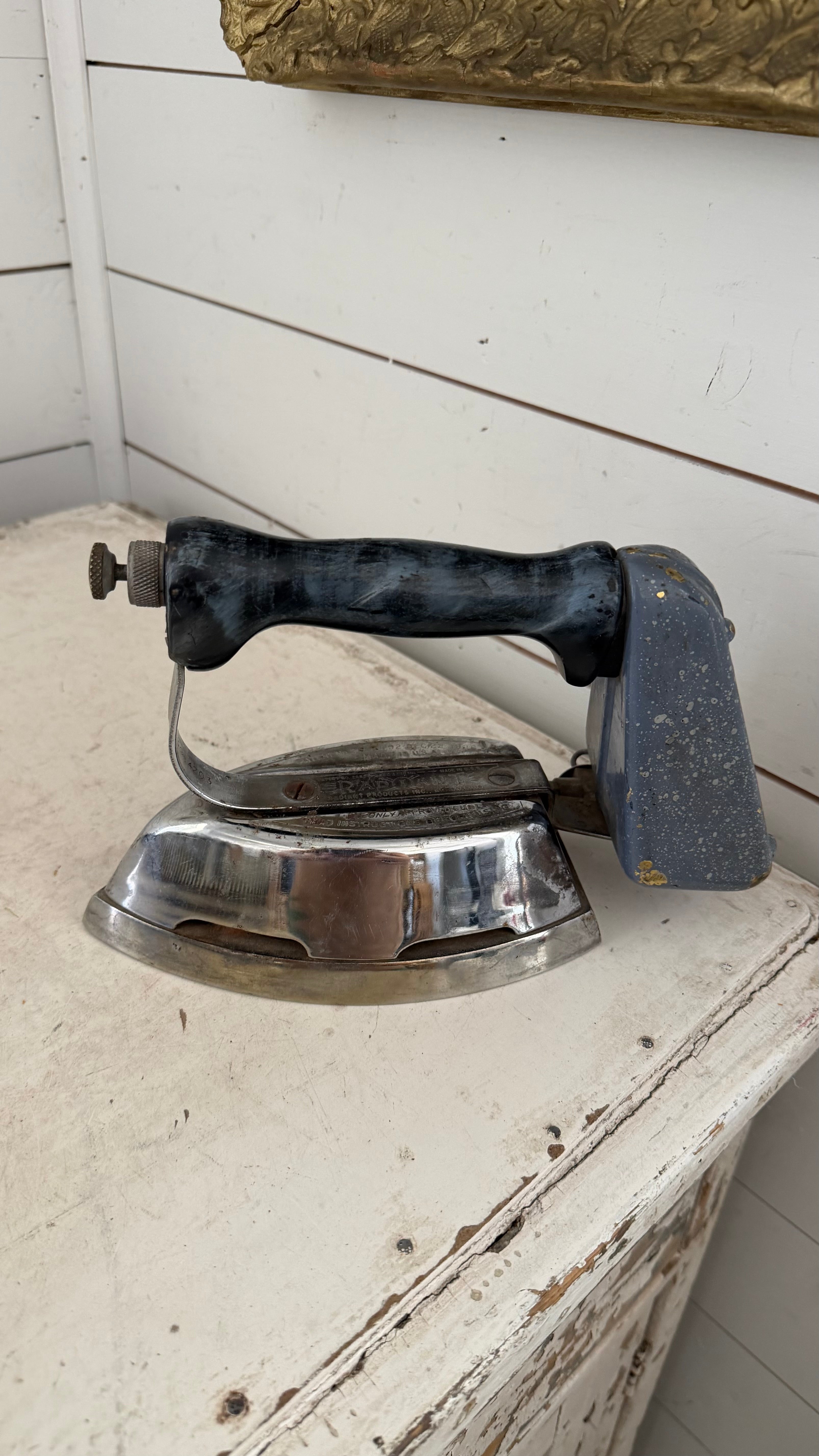 Ward "Quick Lighting" gasoline iron, dating back to at least December 1930 - Now For Home Decor