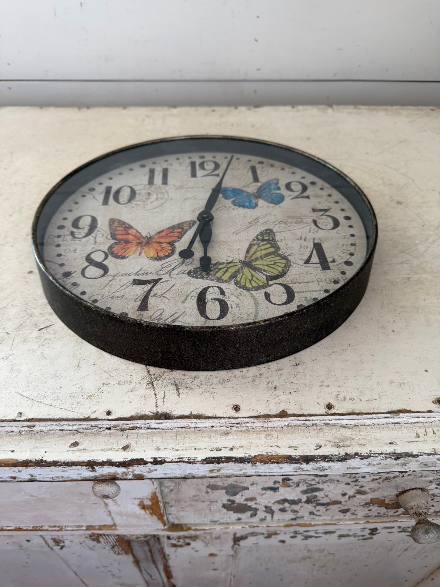 12” Butterfly Wall Clock