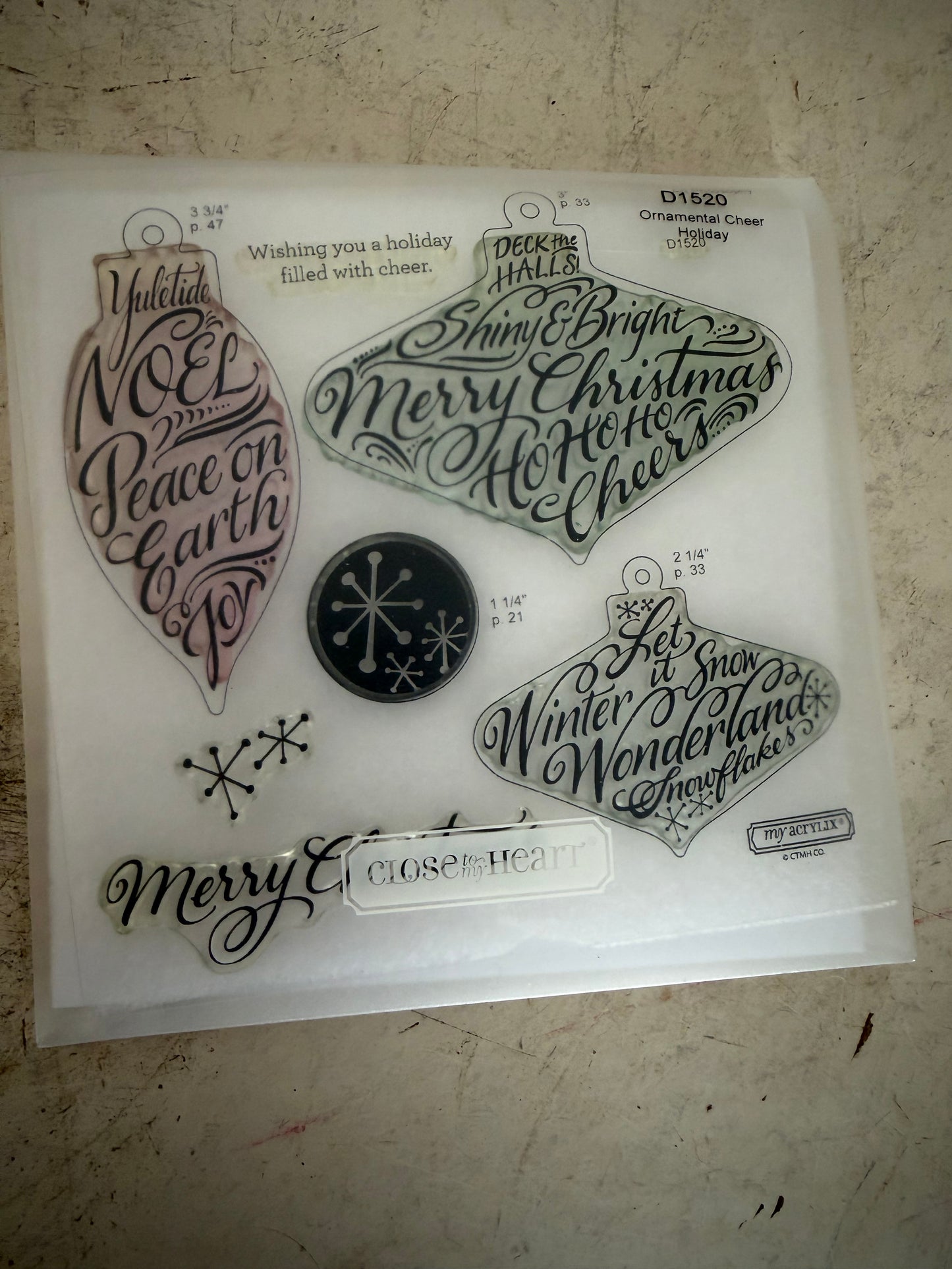 Close to My Heart Stamp Sets - sold Individually