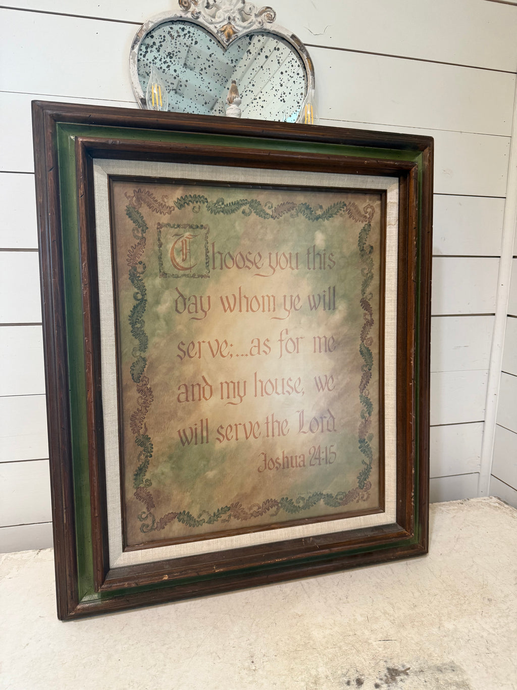 Oversized wood frame will get art and frame painted