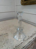 Glass candlestick
