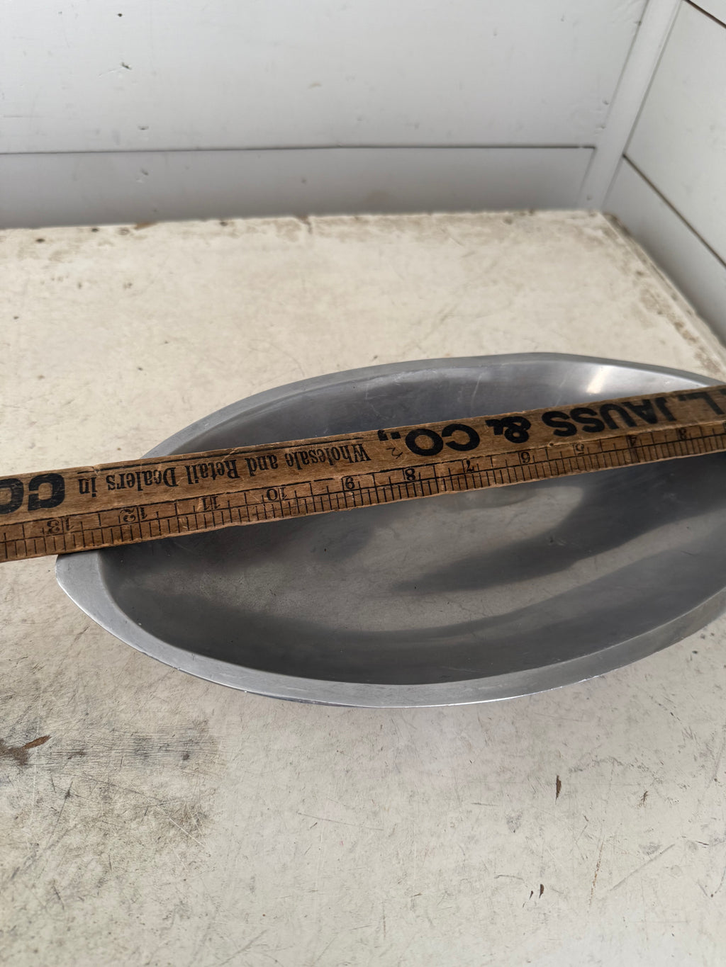 Nambe Metal Alloy Oval Bowl Tray Vintage #504 13" x 6 1/2”