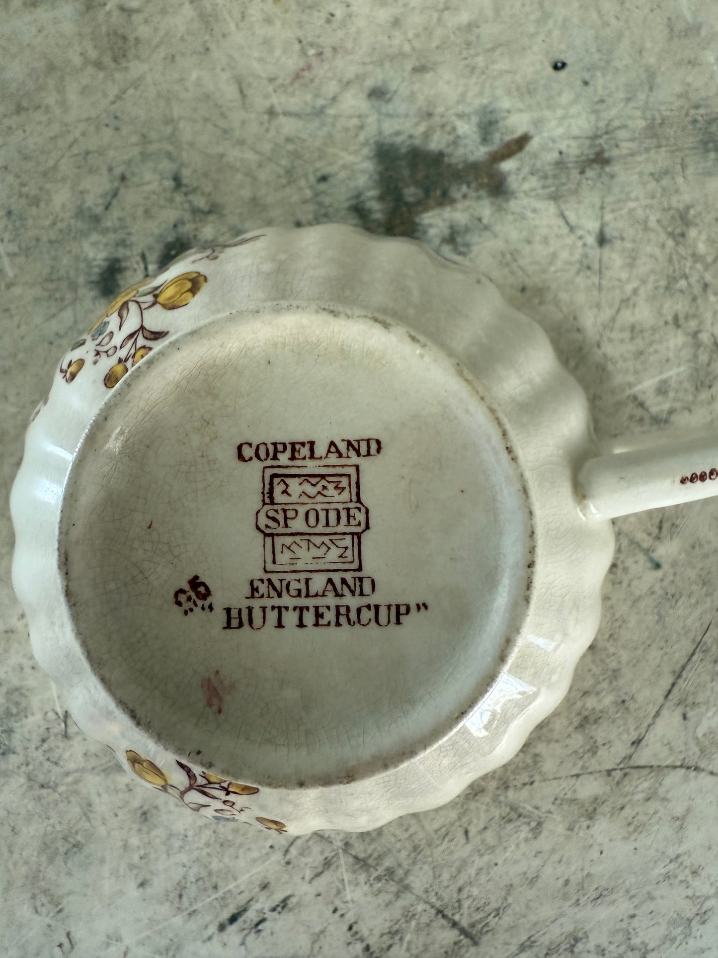 Yellow Buttercup style by Copeland Spode teacup