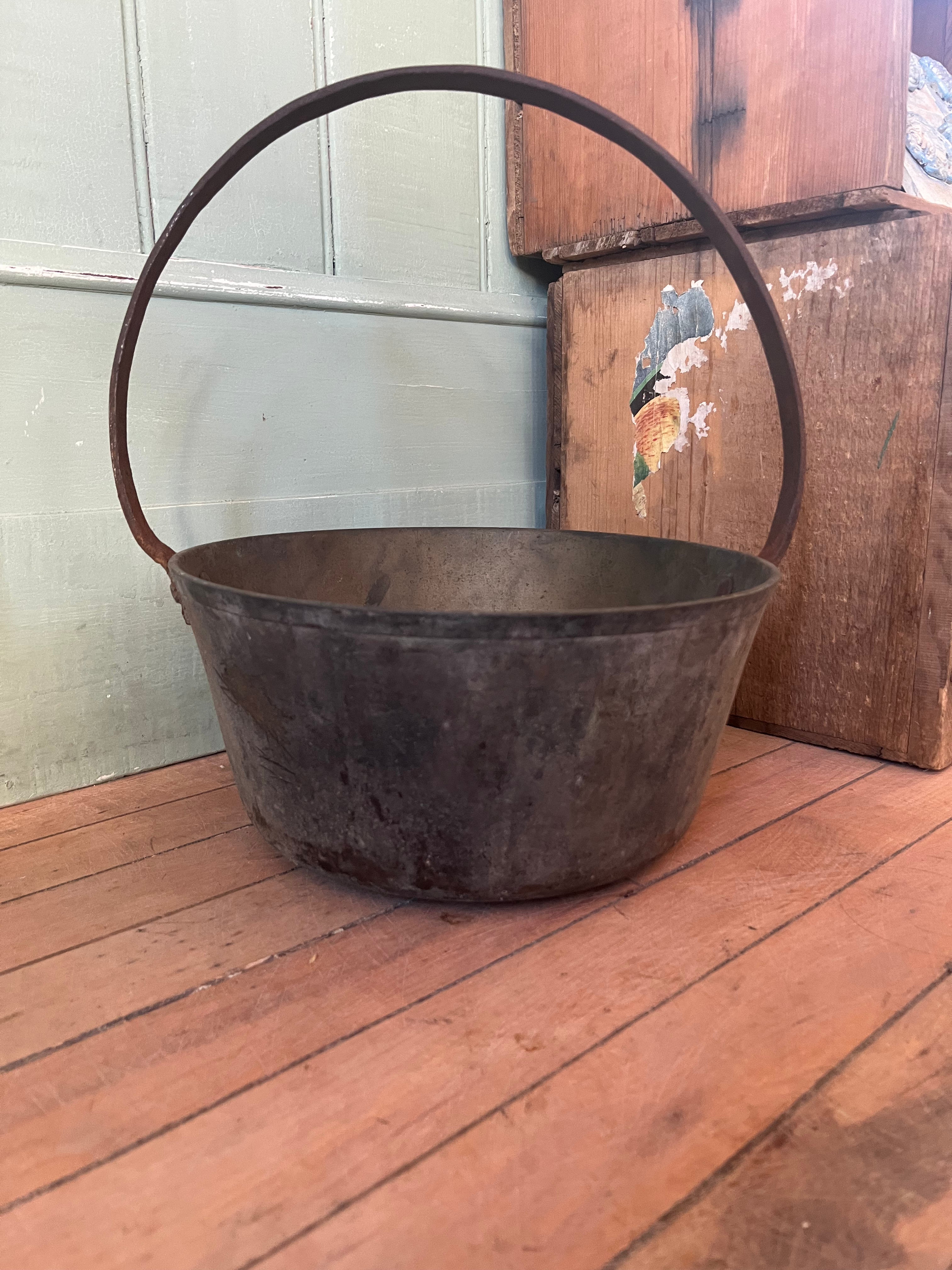 Brass Antique European Jam Pot