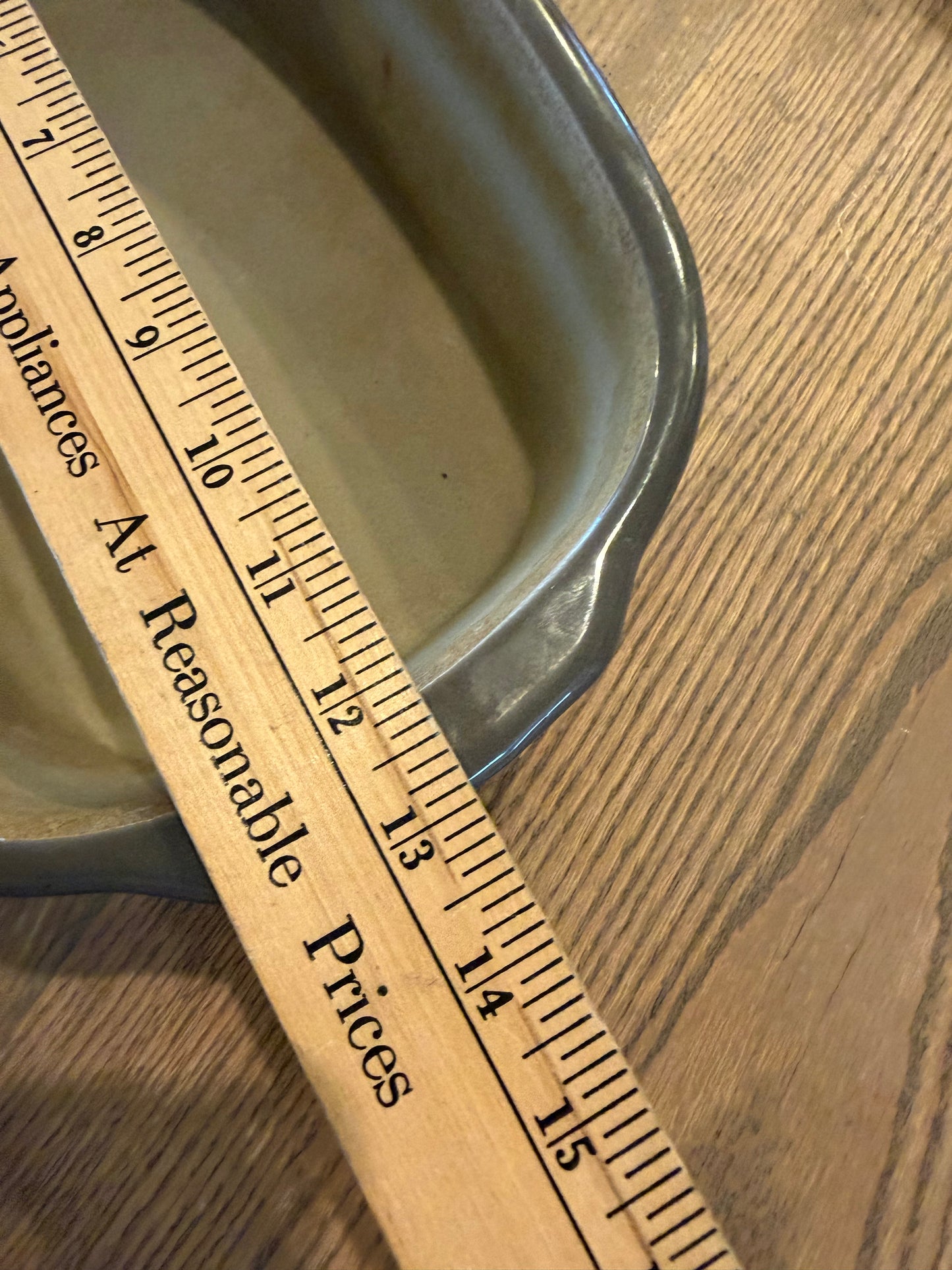 Pampered Chef Stoneware 3.1 Qt Gray Rectangular Baker