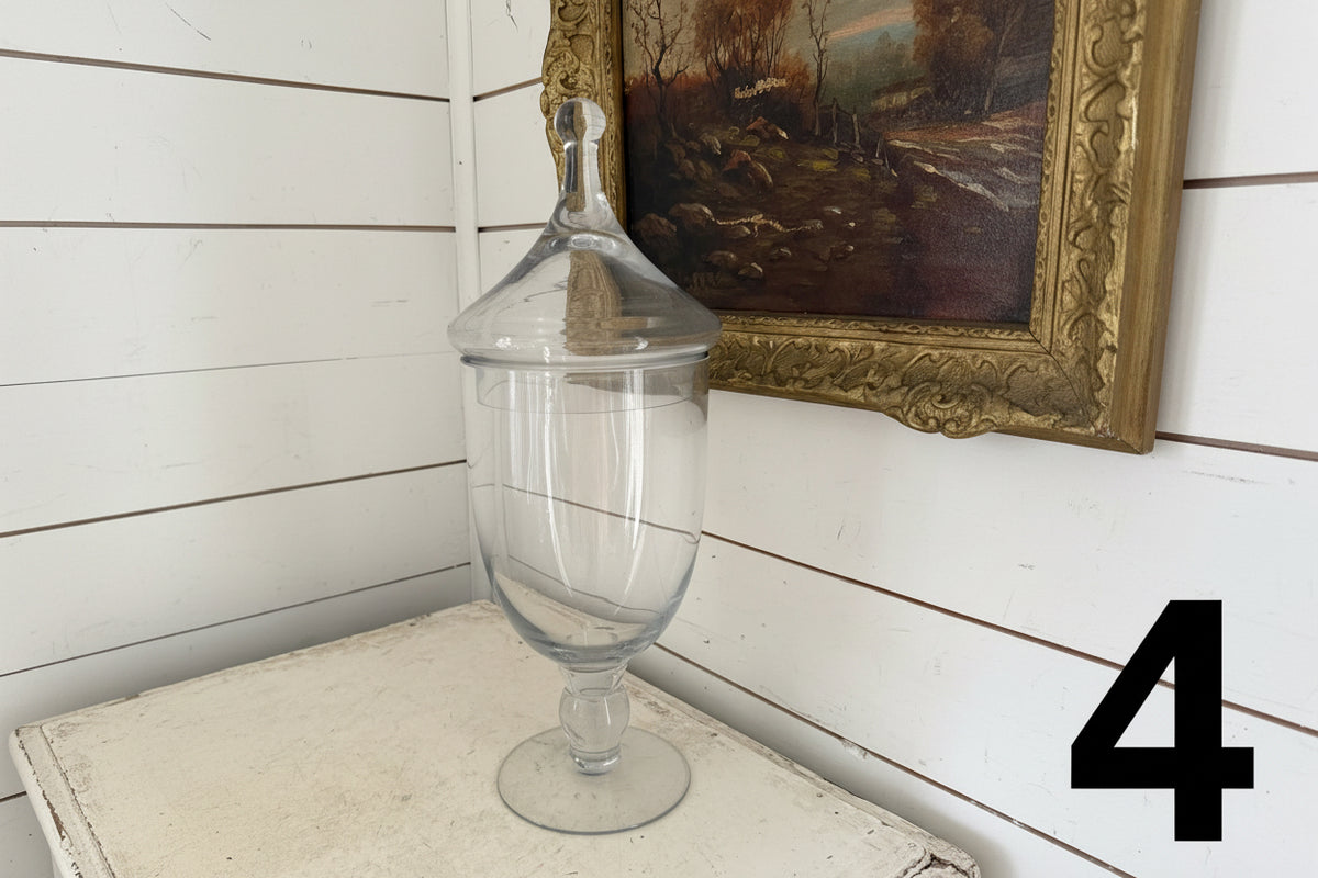 Apothecary Jars with Lid sold individually