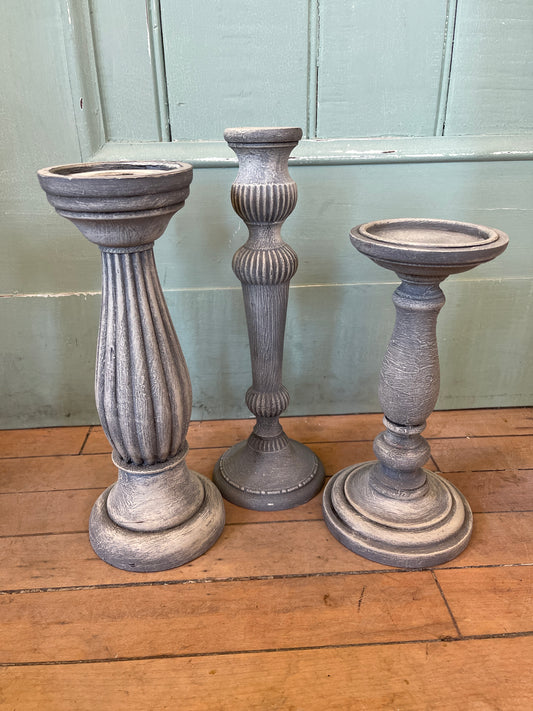 Candlesticks hand painted - Set B