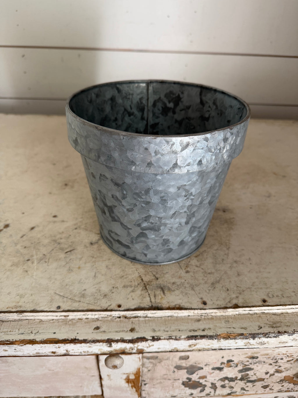 Galvanized pot will get transferreds