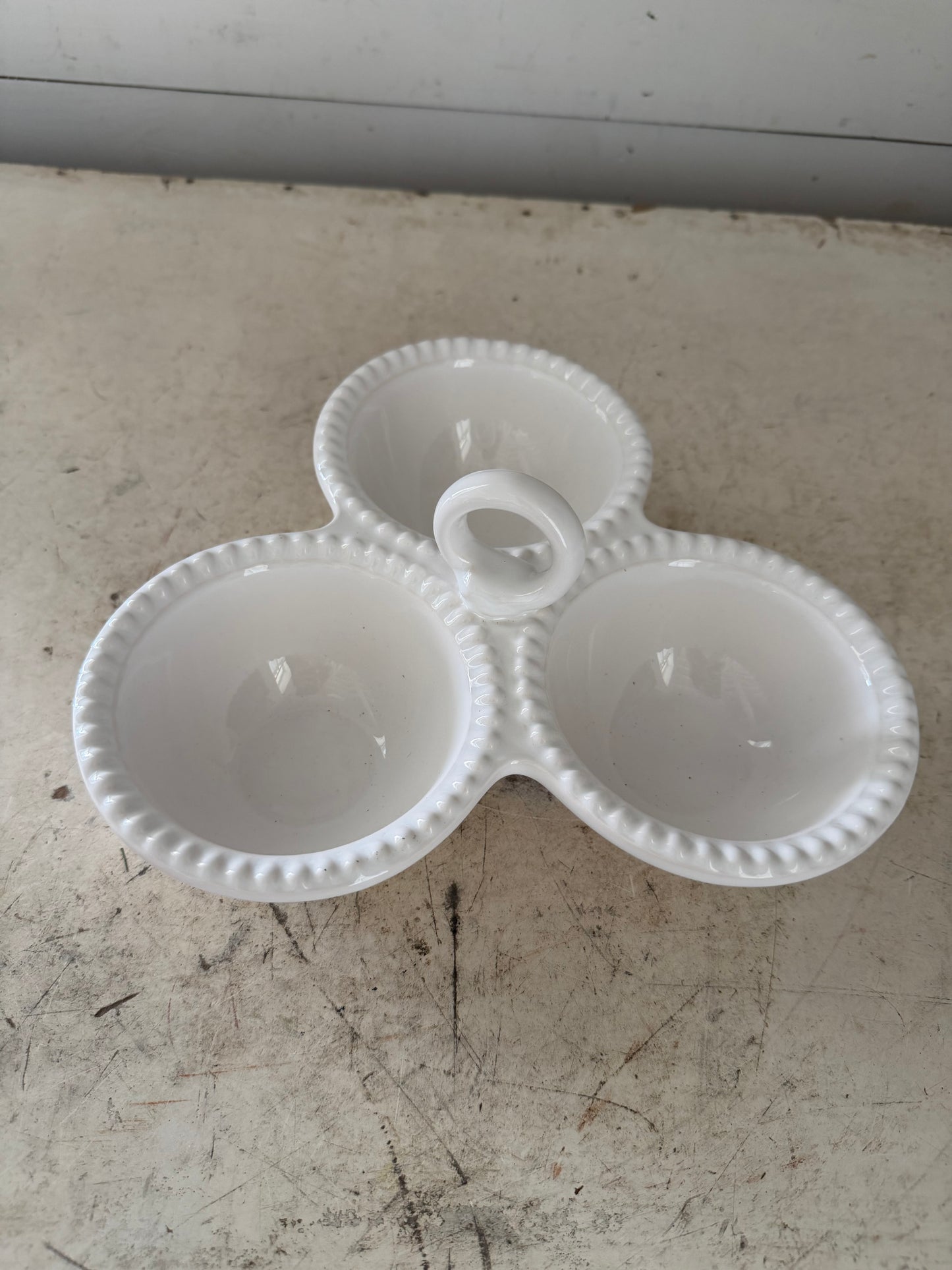 Ceramic Condiment Dish with Handle