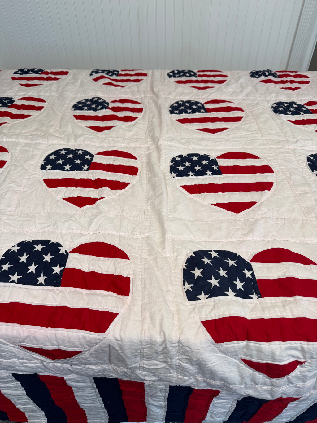 Americana Heart Full Size quilt