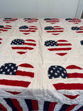 Americana Heart Full Size quilt