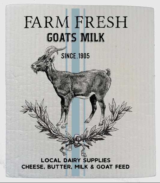 Farm Fresh Goats Milk Swedish Dish Cloth