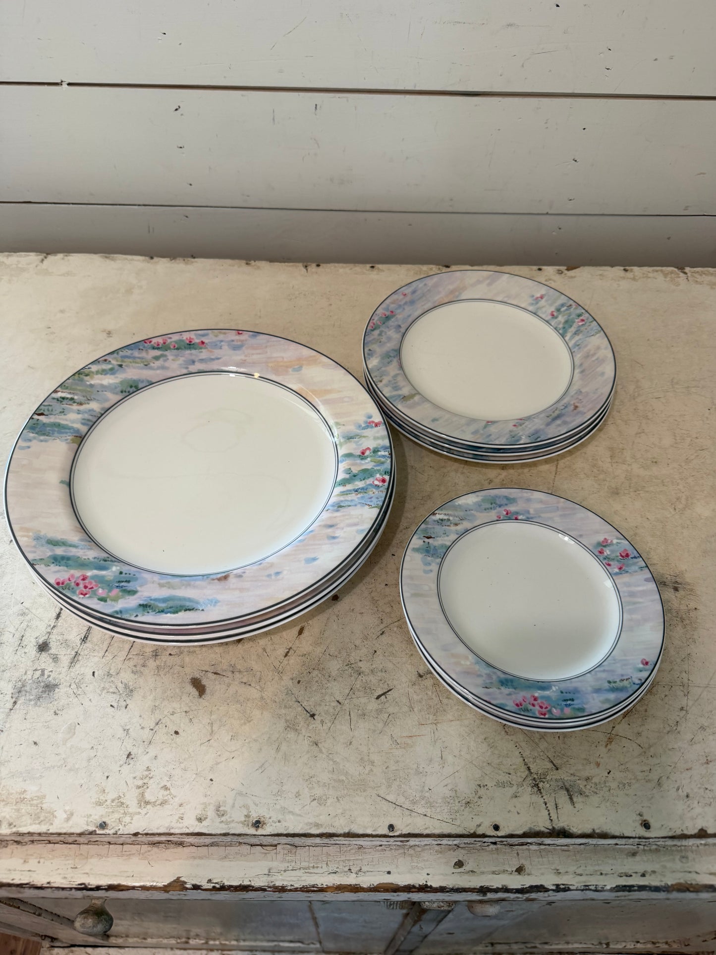 Mikasa Maxima Monet/ impressionistic pastel plates sold individually