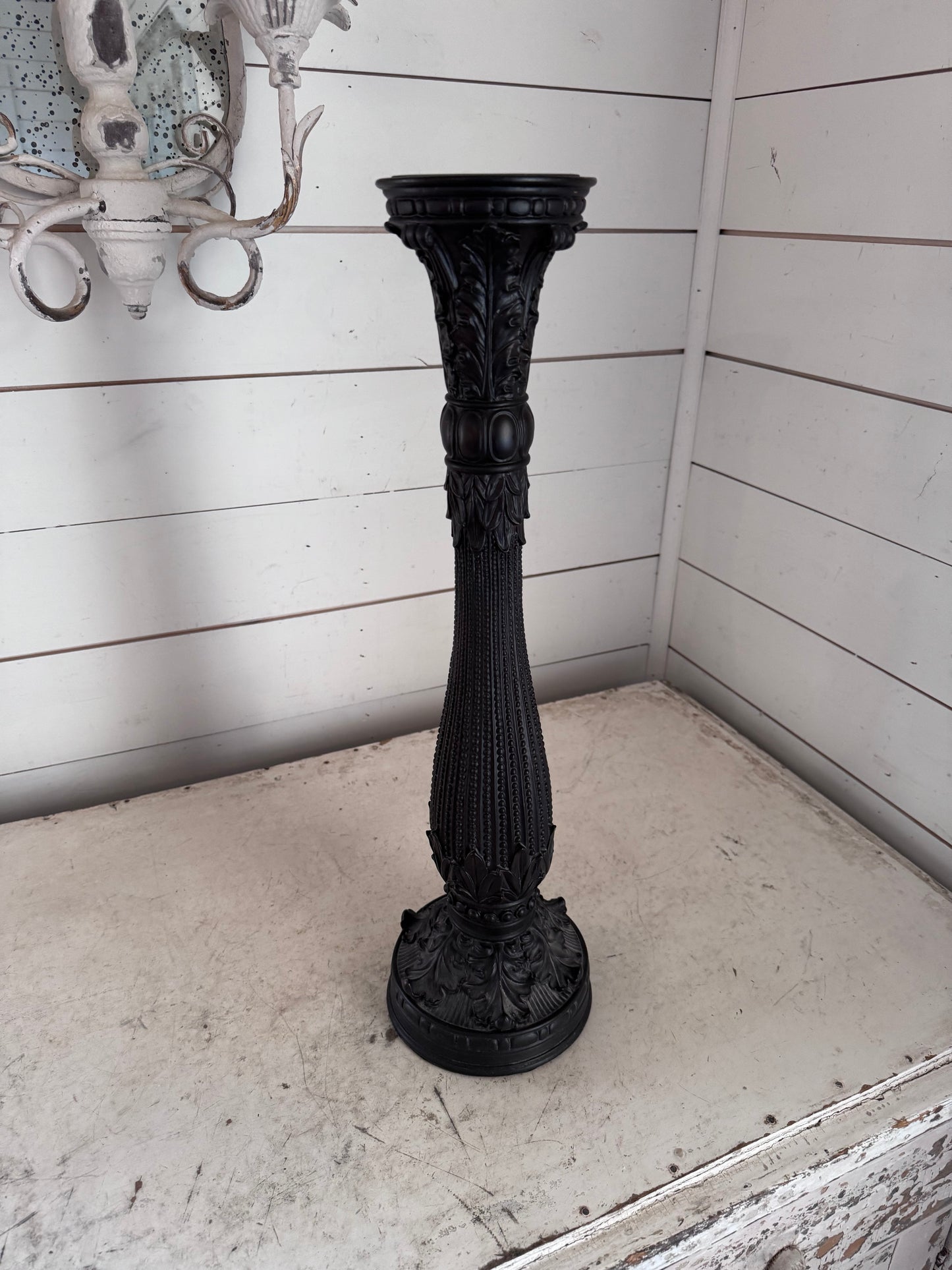 Fitz and Floyd Regency pillar candlestick