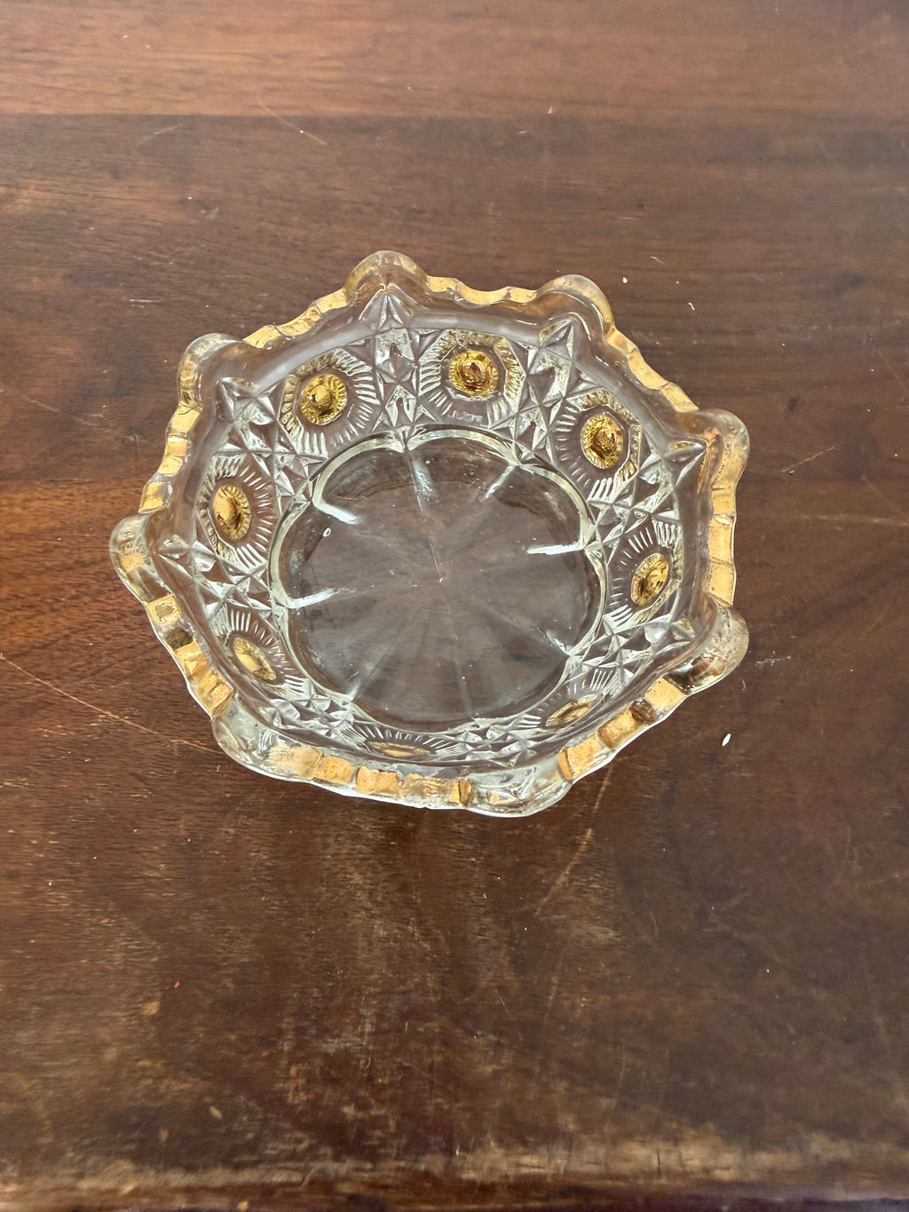 Early American Pressed Glass Berry Bowl