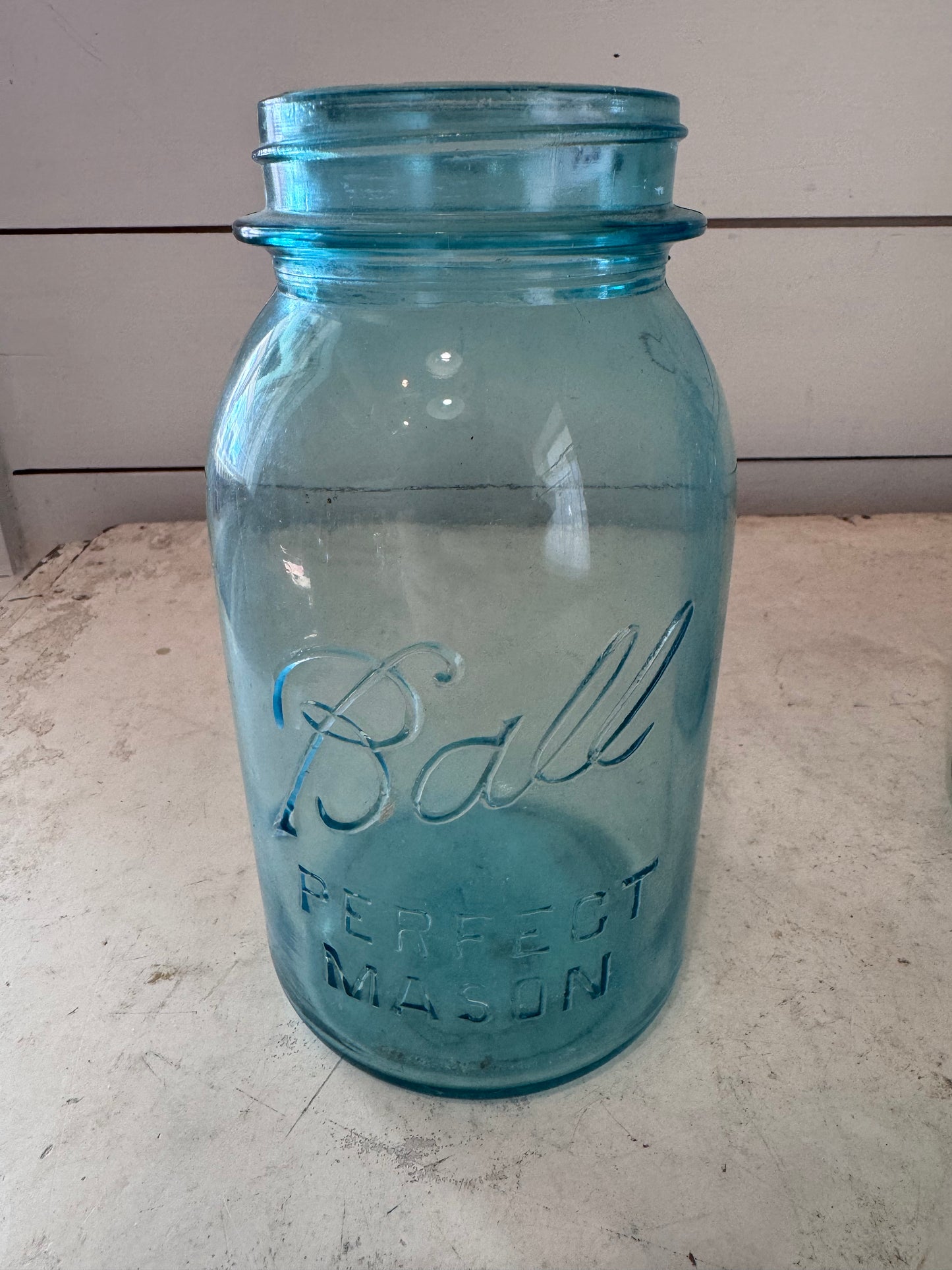 Antique Blue Ball Canning Jar - sold individually
