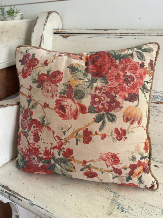 Floral Decorative Pillow