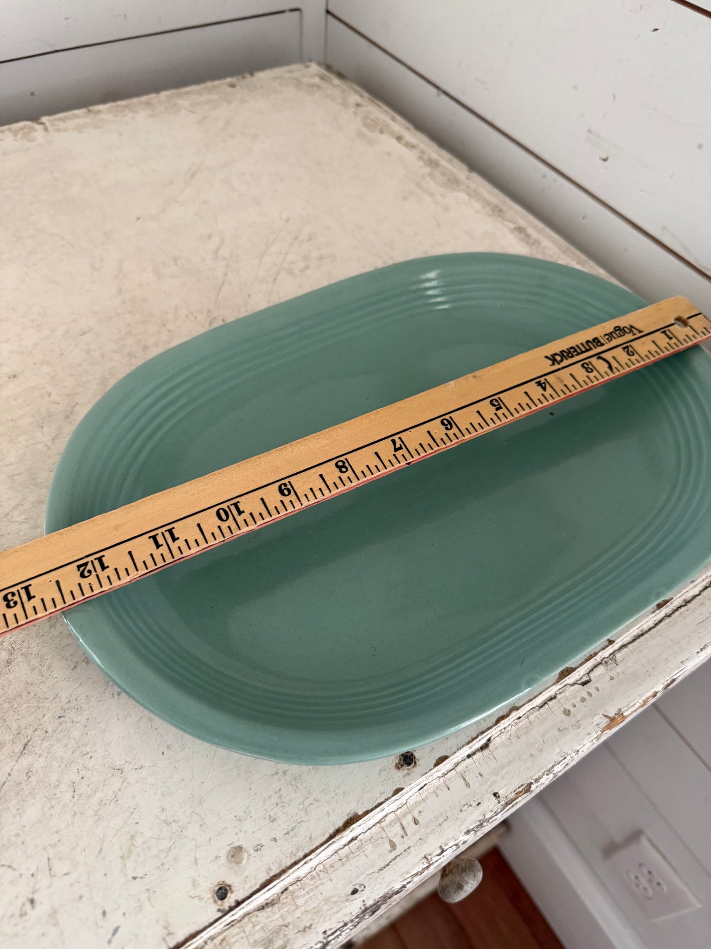 Main St. Jade Gibson 12" Oval Platter