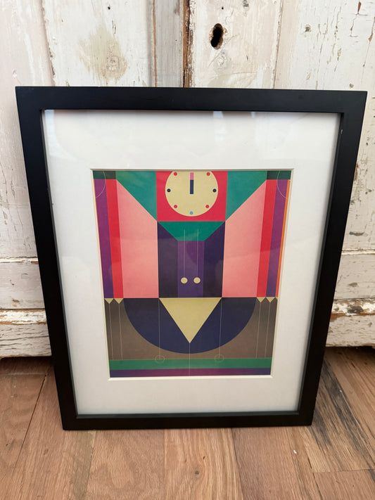 Framed art print titled "Tonight" by the artist Chris Grey