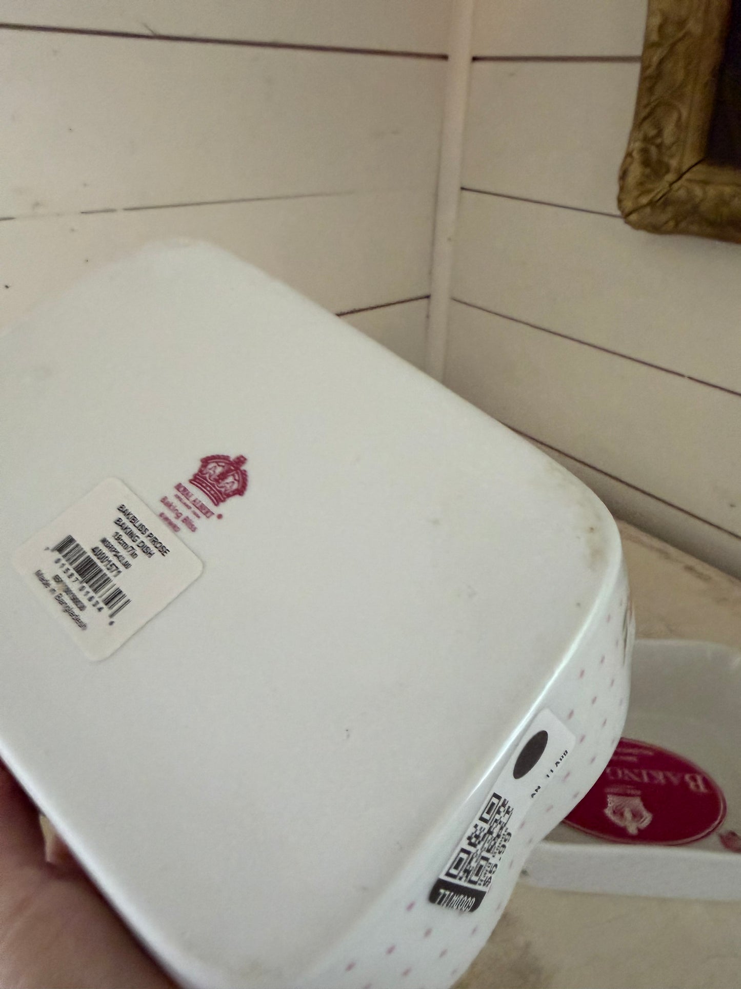 New Country Roses White by ROYAL ALBERT baking dish sold individually