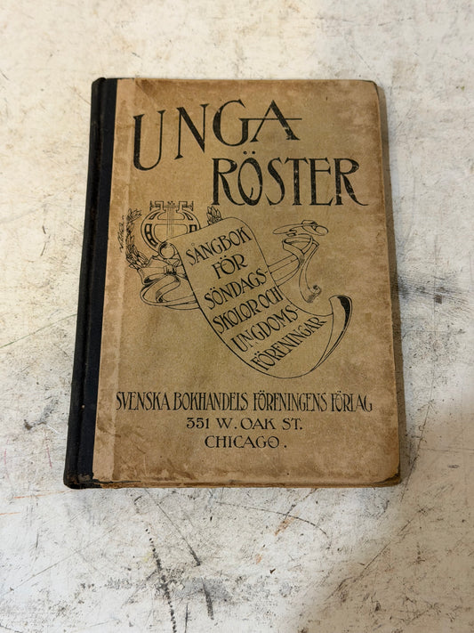 Vintage Swedish songbook  "Unga Röster" ("Young Voices")